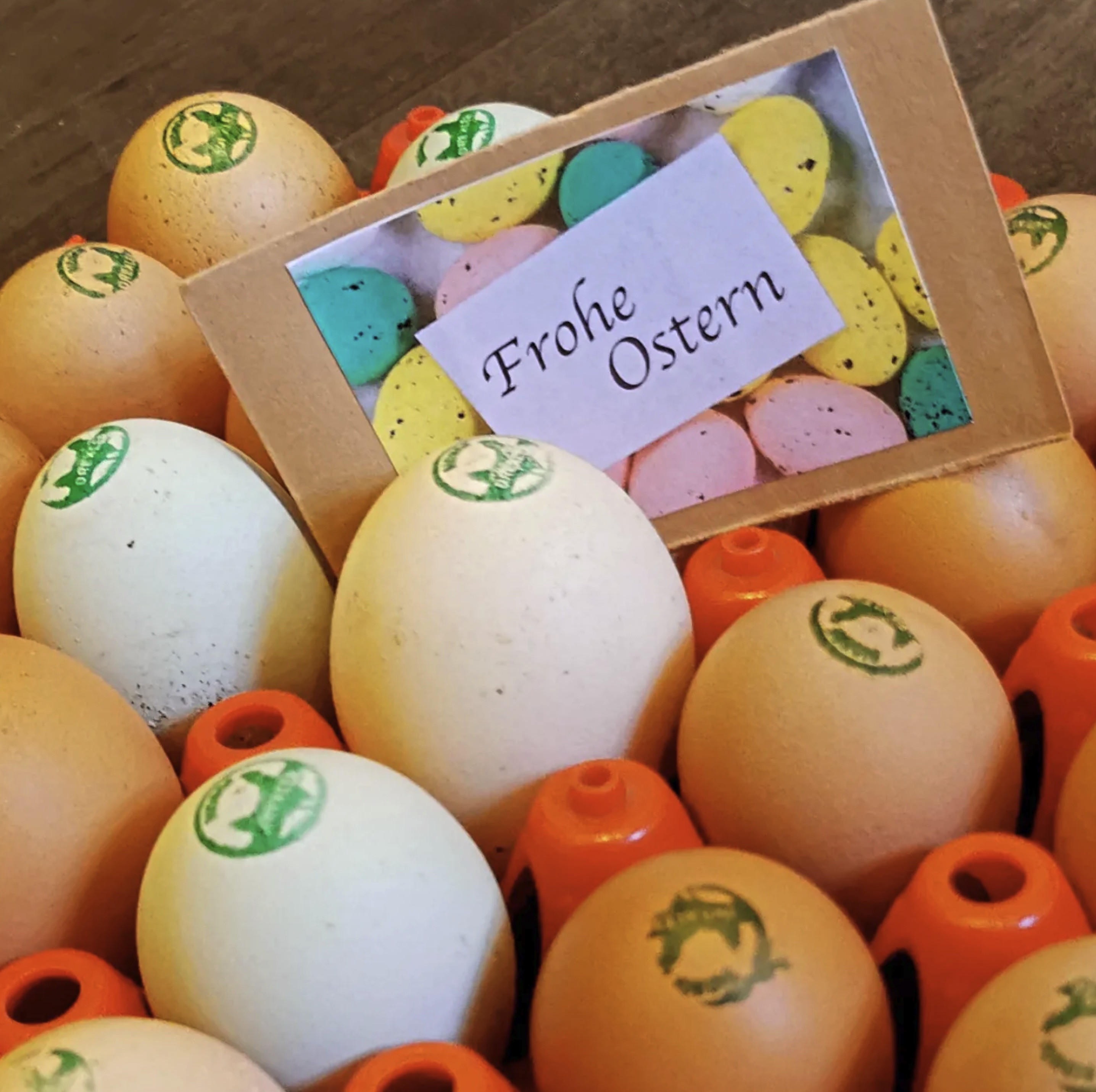 Frische Eier aus dem Hofladen Drexler