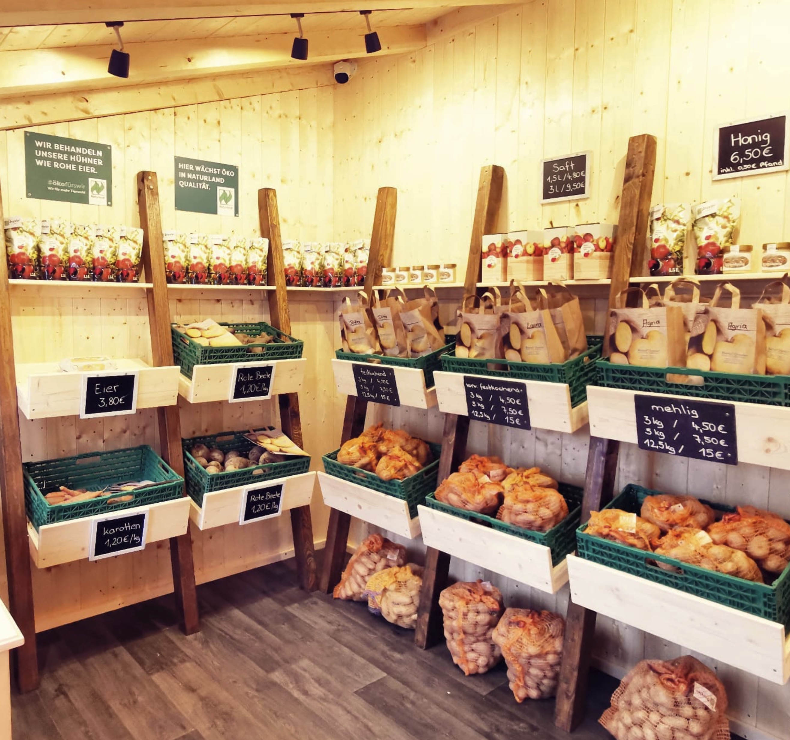 Saisonales Gemüse aus dem Hofladen Drexler